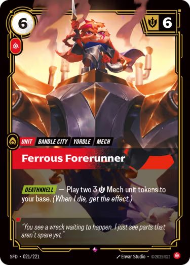Ferrous Forerunner SFD-021/221