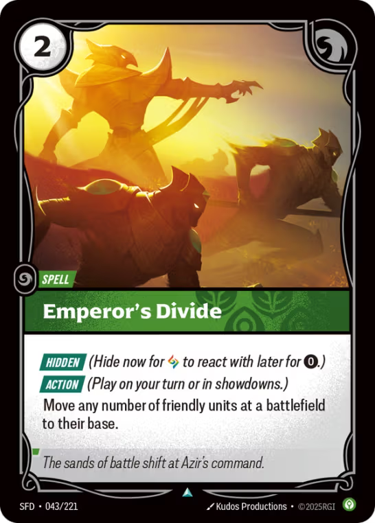 Emperor's Divide SFD-043/221