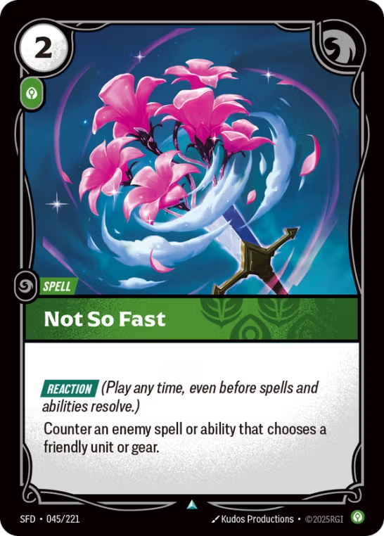 Not So Fast SFD-045/221