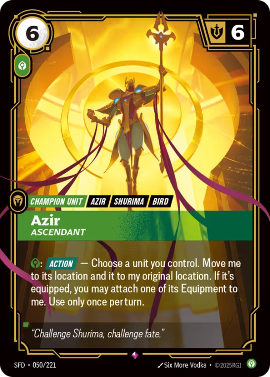 Azir, Ascendant SFD-050/221