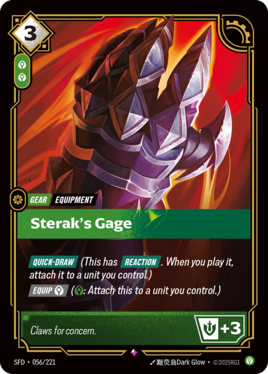 Sterak's Gage SFD-056/221