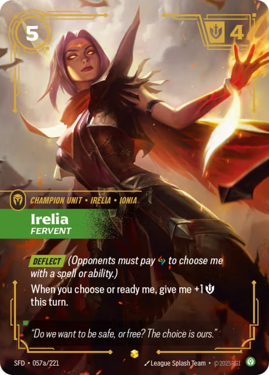 Irelia, Fervent SFD-057a/221