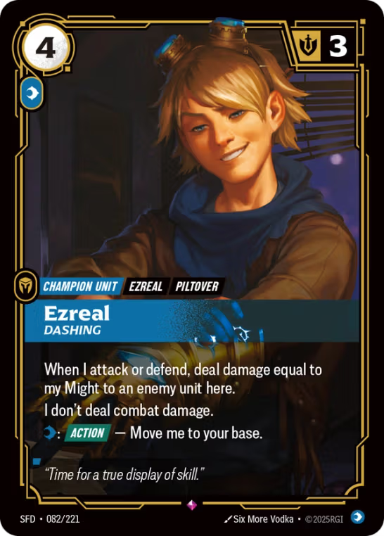 Ezreal, Dashing SFD-082/221