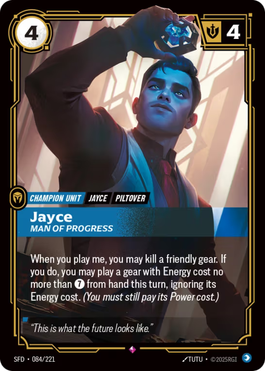 Jayce, Man of Progress SFD-084/221