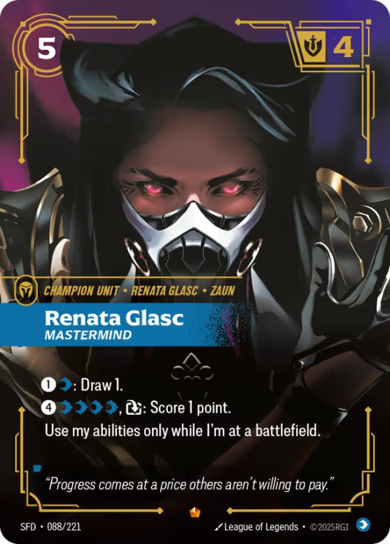 Renata Glasc, Mastermind SFD-088/221