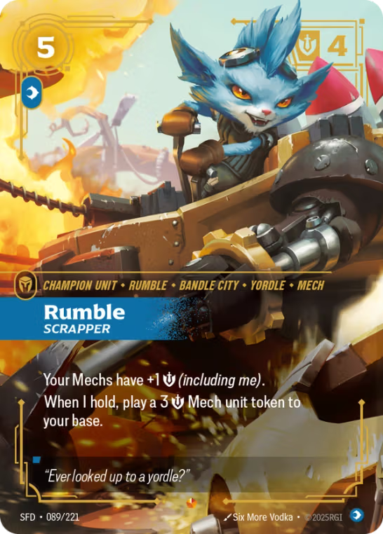 Rumble, Scrapper SFD-089/221