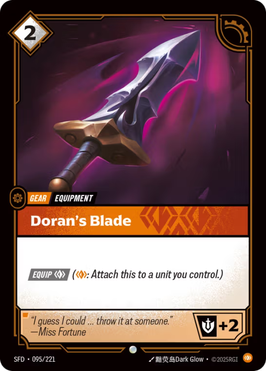 Doran's Blade SFD-095/221
