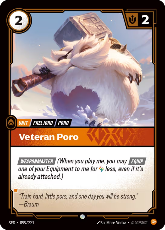 Veteran Poro SFD-099/221