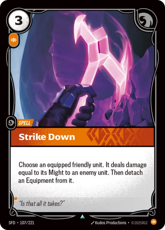 Strike Down SFD-107/221