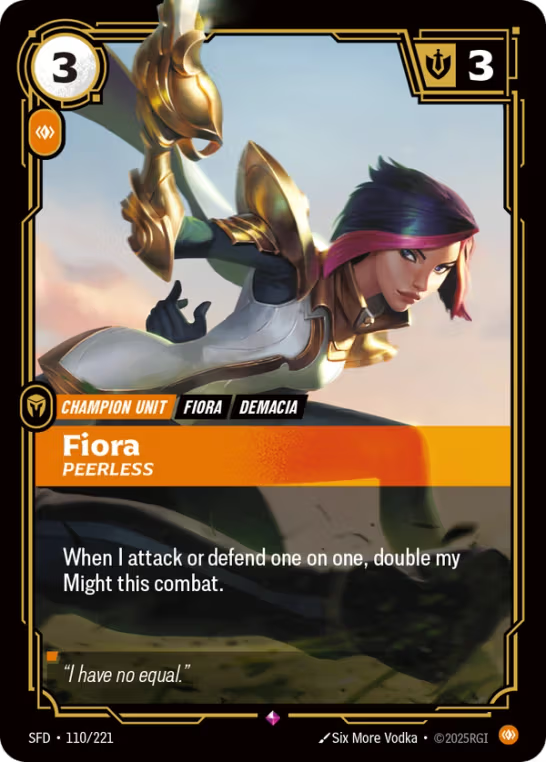 Fiora, Peerless SFD-110/221