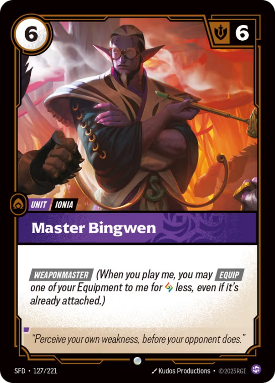 Master Bingwen SFD-127/221