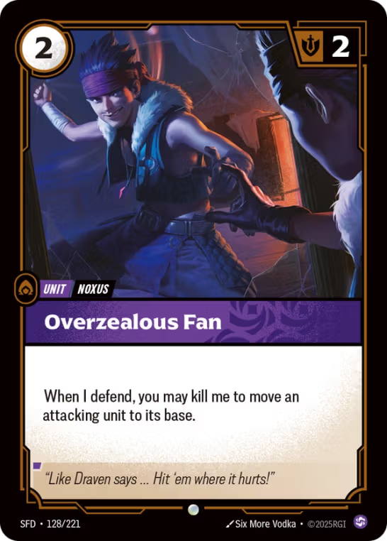 Overzealous Fan SFD-128/221