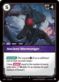Ancient Warmonger SFD-131/221