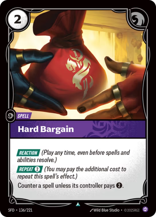 Hard Bargain SFD-136/221