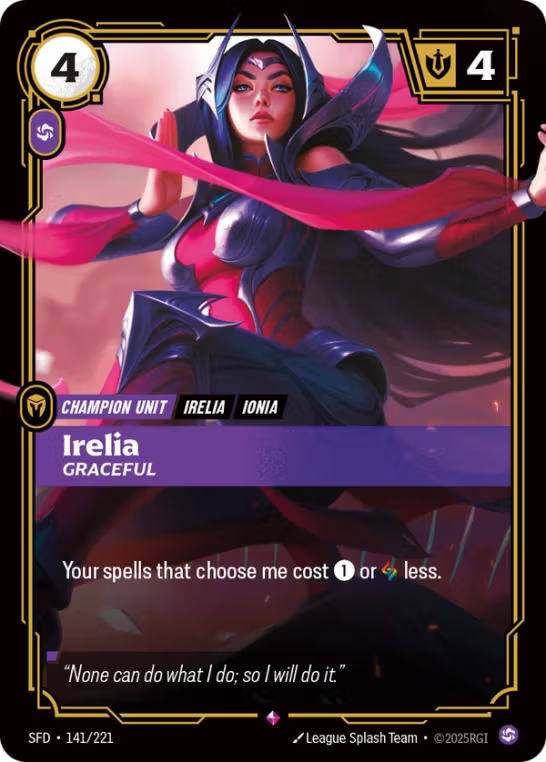 Irelia, Graceful SFD-141/221