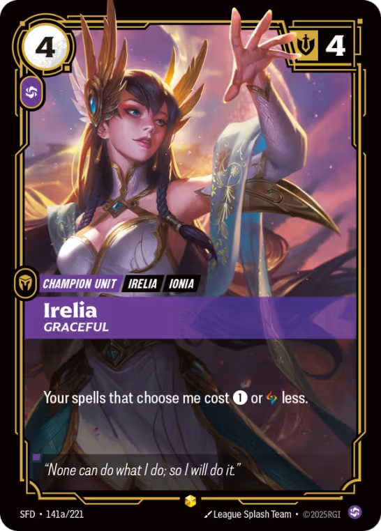 Irelia, Graceful SFD-141a/221