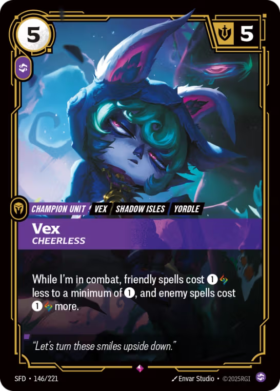 Vex, Cheerless SFD-146/221