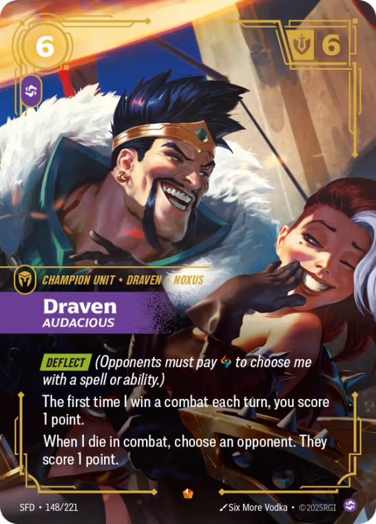 Draven, Audacious SFD-148/221