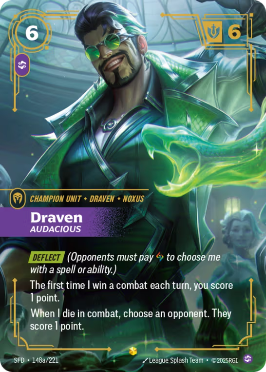 Draven, Audacious SFD-148a/221