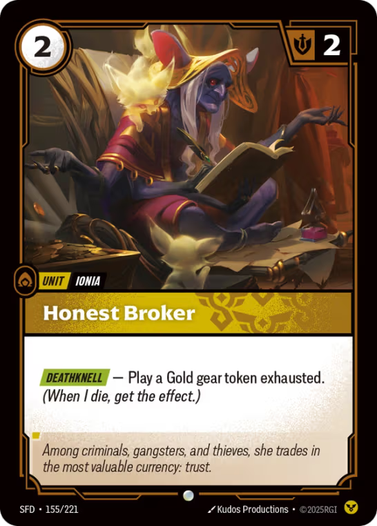 Honest Broker SFD-155/221