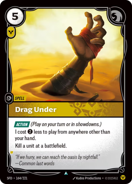 Drag Under SFD-164/221