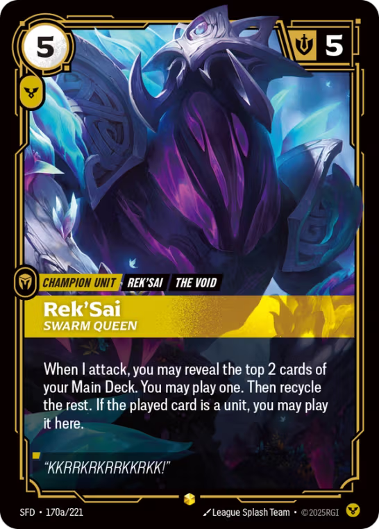 Rek'Sai, Swarm Queen SFD-170a/221