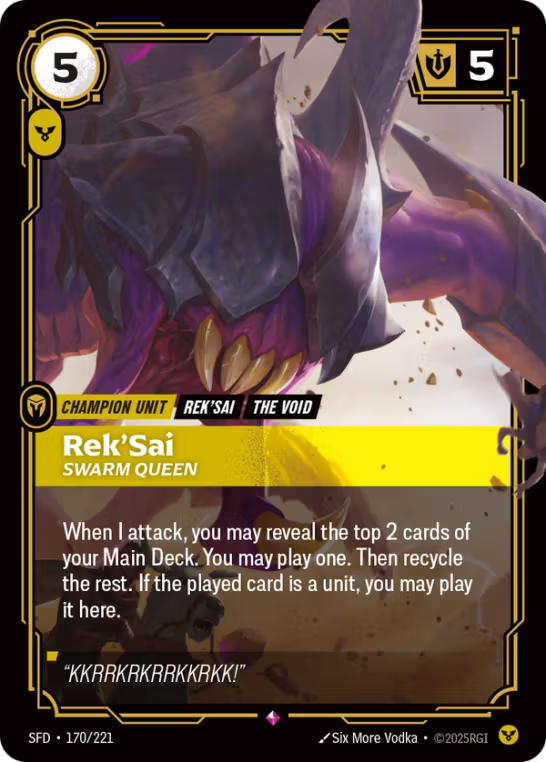 Rek'Sai, Swarm Queen SFD-170/221