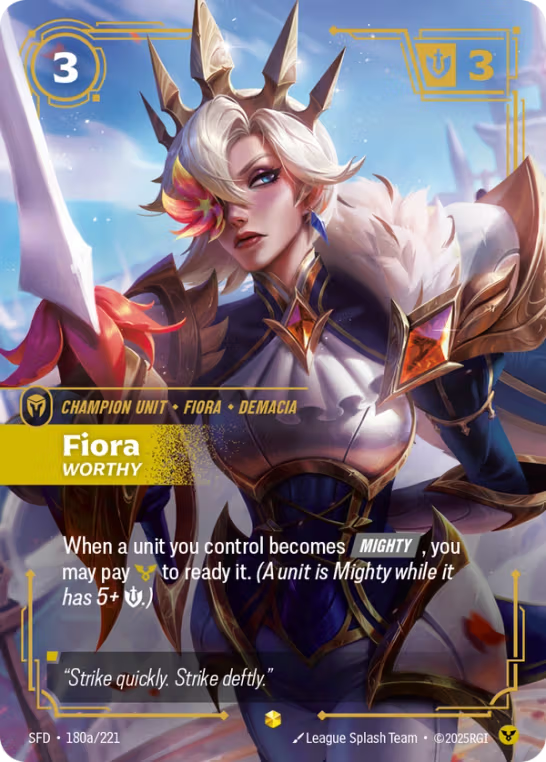 Fiora, Worthy SFD-180a/221