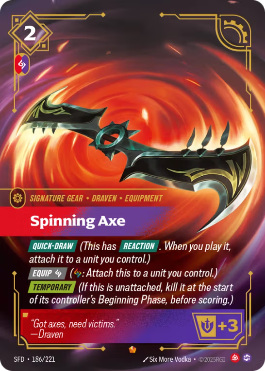 Spinning Axe SFD-186/221