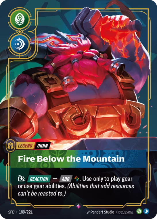 Fire Below the Mountain SFD-189/221