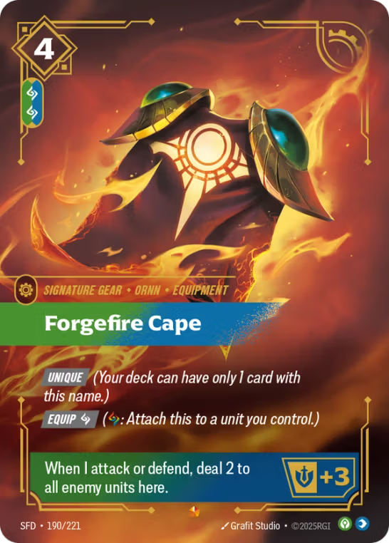 Forgefire Cape SFD-190/221