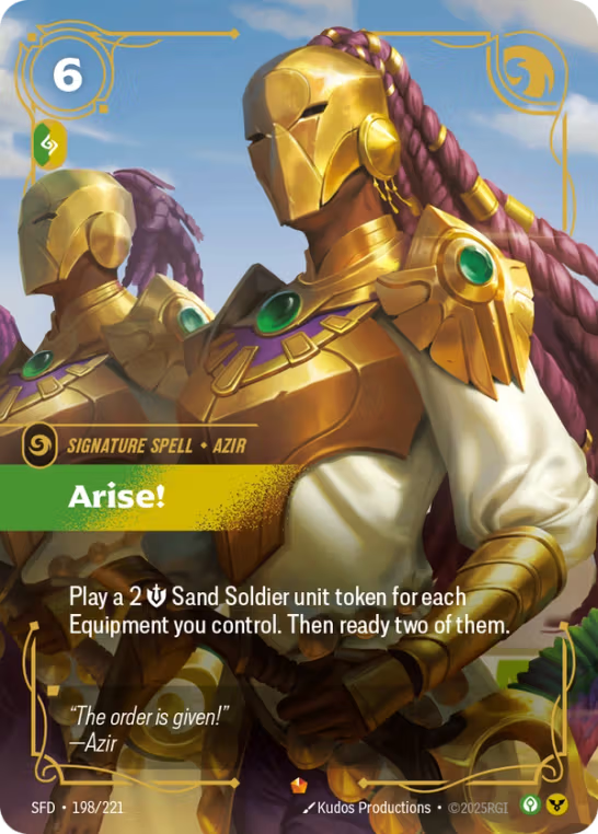 Arise! SFD-198/221