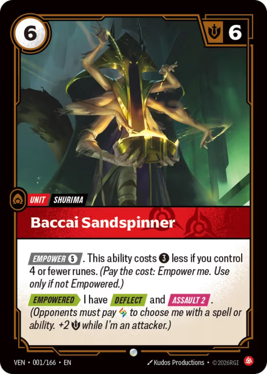 Baccai Sandspinner VEN-001/166