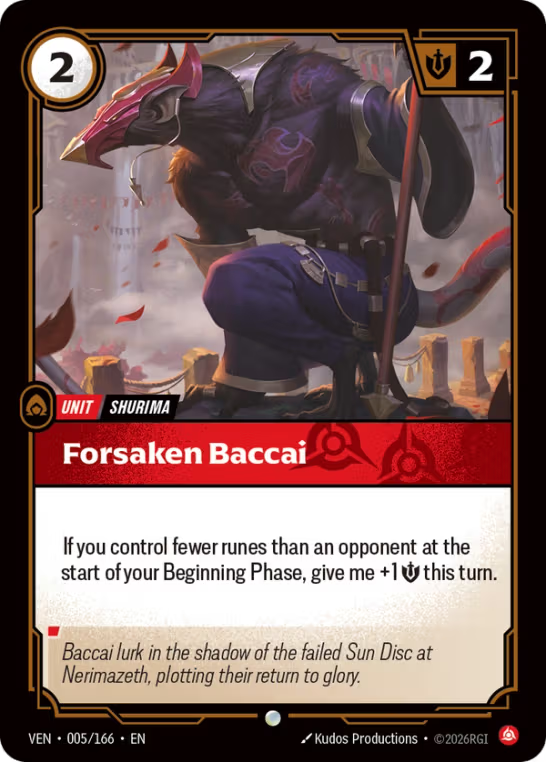 Forsaken Baccai VEN-005/166