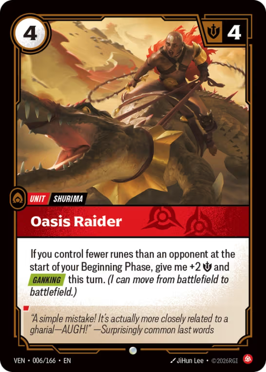 Oasis Raider VEN-006/166