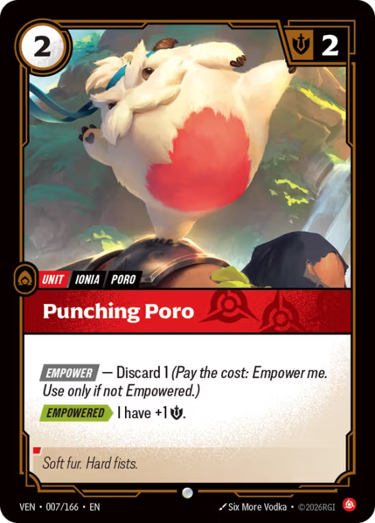 Punching Poro VEN-007/166