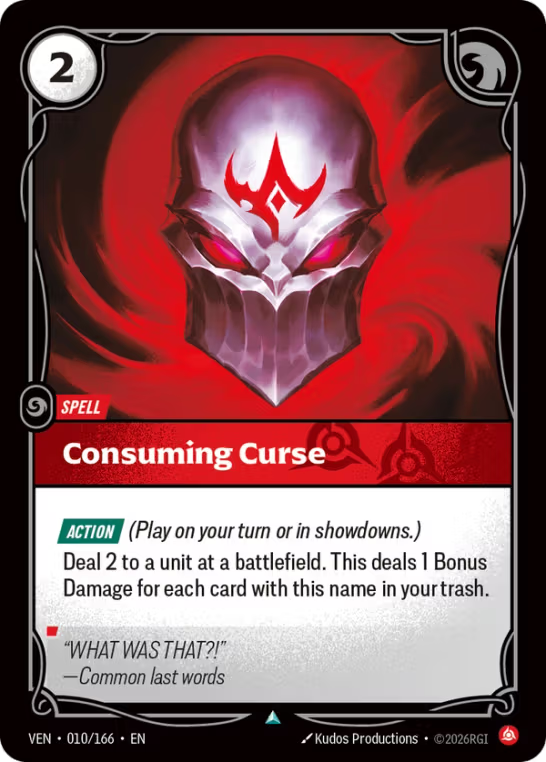 Consuming Curse VEN-010/166