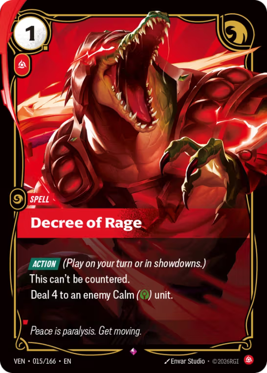 Decree of Rage VEN-015/166