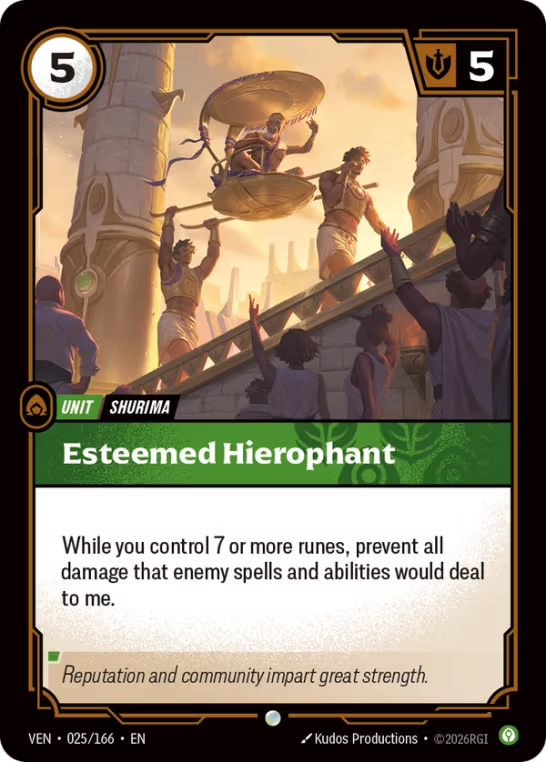 Esteemed Hierophant VEN-025/166