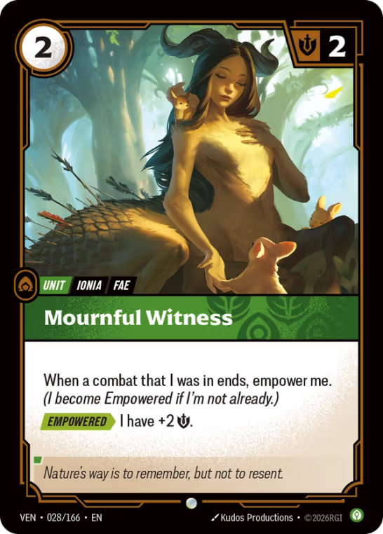 Mournful Witness VEN-028/166