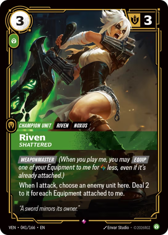 Riven, Shattered VEN-041/166