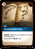 Questionable Tome VEN-054/166