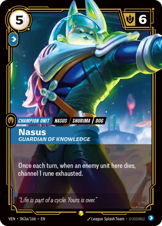 Nasus, Guardian of Knowledge VEN-063a/166